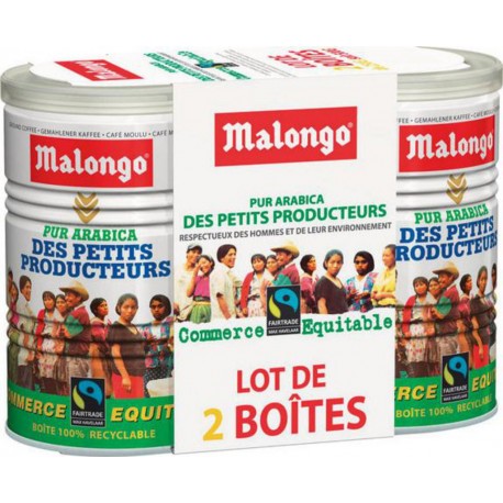 Malongo Café moulu Petits Producteurs 2x250g 500g