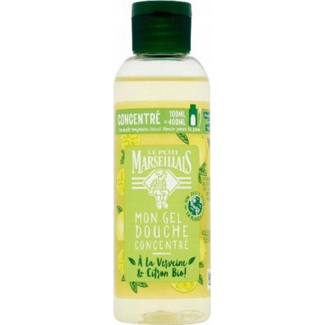 Le Petit Marseillais Gel douche concentré à la verveine & citron bio 100ml