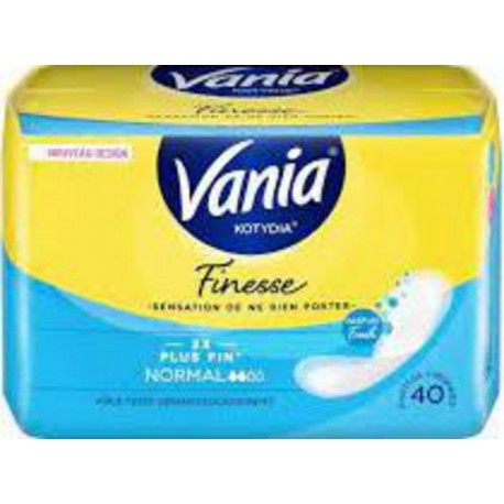Vania Protège-slip Kotydia Finesse 2x plus fin Normal- x40 boîte 40