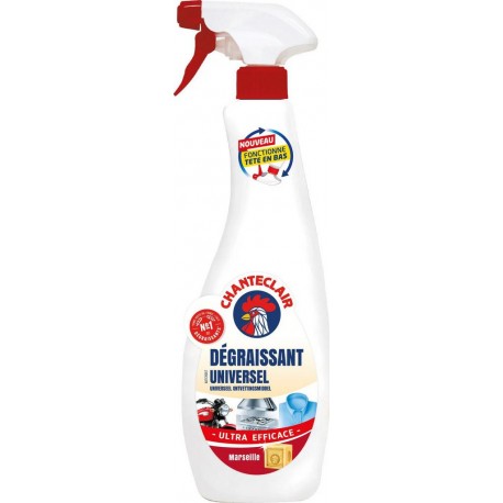 CHANTECLAIR NETTOYANT MENAGER BOUTEILLE PISTOLET SAVON DE MARSEILLE NON ECOLOGIQUE 600ml