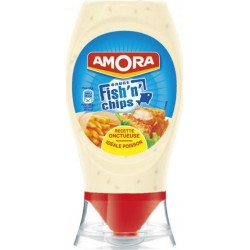 Amora Sauce Fish’n’Chips Recette Onctueuse Idéale Poisson 251g (lot de 5)