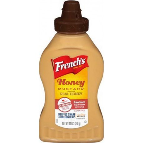 French’s MUSTARD HONEY MOUTARDE AU MIEL 340g