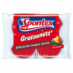 Spontex Gratounett’ Stop Graisse Rouge Par 2