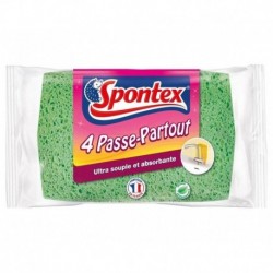 Spontex Eponge 4 Passe-Partout Par 3