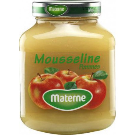 Materne Mousseline Pommes 375g (lot de 8)