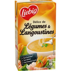 Liebig Soupe Légumes & Langoustines 1L