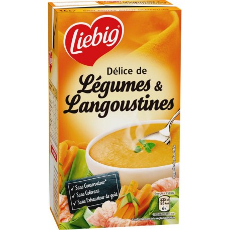 Liebig Soupe Légumes & Langoustines 1L