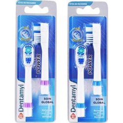 Dentamyl Recharge x2 Pour brosse à dents à pile