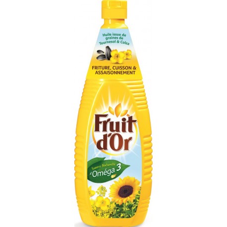 FRUIT D'OR Huile de Tournesol Oméga 3 1L