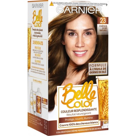 Garnier Belle Color Coloration permanente 23 châtain doré naturel