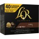 L’OR ESPRESSO Café Capsules Compatibles Nespresso Forza n°9 40 Capsules