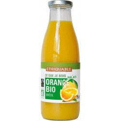 Ethiquable Pur Jus Orange du Brésil Bio 75cl