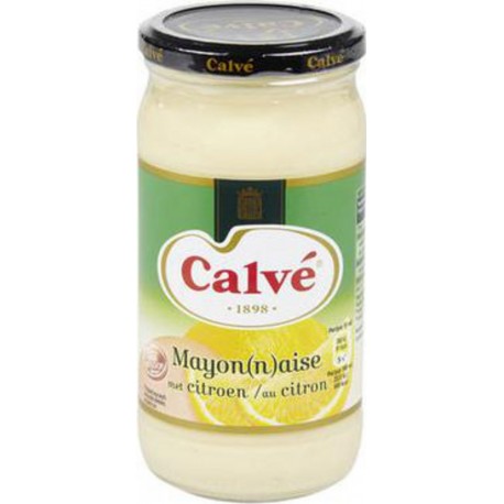 Calvé Mayonnaise au Citron 500ml (lot de 12)