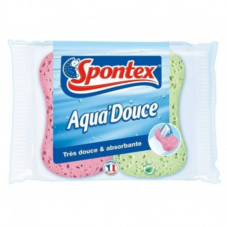 Spontex Eponge Aqua’Douce Par 2