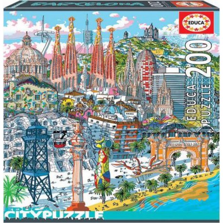 Puzzle 200 BARCELONA, CITYPUZZLES