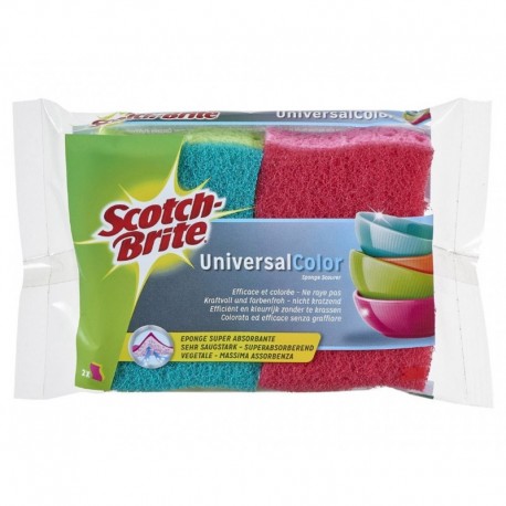 Scotch-Brite UniversalColor Efficace et Colorée Par 2