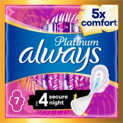 ALWAYS PLATINUM NIGHT X7 paquet 7 serviettes