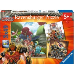 Ravensburger Puzzles 3x49 pièces - Le Bien contre le Mal / Gormiti