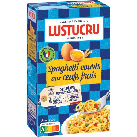 Lustucru Pâtes spaghetti courts 250g