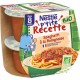 NESTLE SPAGHETTI à la BOLOGNAISE BIO 2X190g 350g