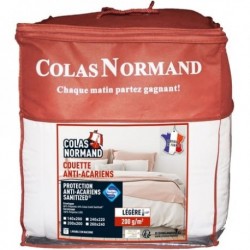 Colas Normand Couette légère en polycoton anti-acariens SANITIZED LEGERE 200x200cm