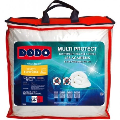 DODO Couette tempérée anti-acariens DODO MULTI PROTECT 240x220cm