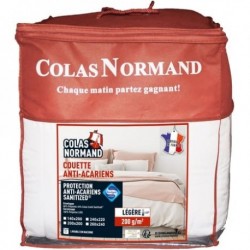 Colas Normand Couette légère en polycoton anti-acariens SANITIZED LEGERE 260x240cm