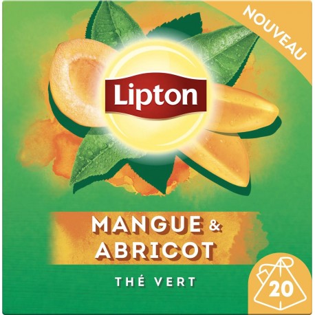 LIPTON THE VERT MANGUE ABRICOT x20 30g