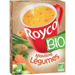 Royco Soupe instantanée Mouliné légumes bio 3x200ml 60cl