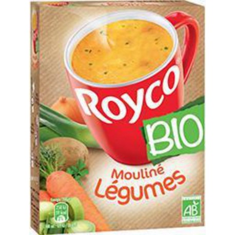 Royco Soupe instantanée Mouliné légumes bio 3x200ml 60cl