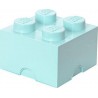 LEGO Storage Brick Boîte de Rangement bleu clair pastel x4