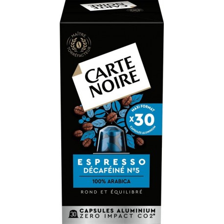 CARTE NOIRE ESPRESSO CAFE MOULU EN DOSETTE ARABICA 30 DOSETTES