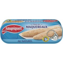 Saupiquet Filets de Maquereaux au Naturel 169g