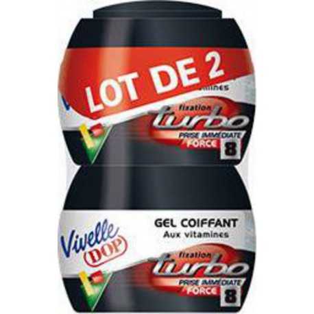 Dop Gel coiffant Vivelle Turbo 2x150ml