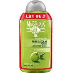 Le Petit Marseillais Shampooing Pomme/Olivier 2x250ml