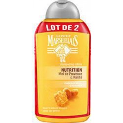 Le Petit Marseillais Shampooing Karité/Miel 2x250ml