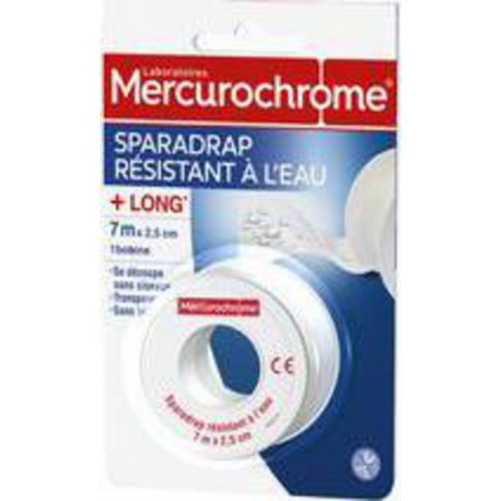 Mercurochrome Sparadrap résistant 7 m x 2,5cm rouleau 7 m x 2,5cm rouleau 7 m x 2,5cm rouleau 7 m x 2,5cm rouleau 7 m x 2,5cm