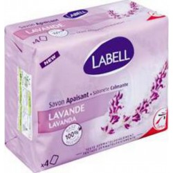 LABELL SAVON LAVANDE 4X100GR 4 pains 100g