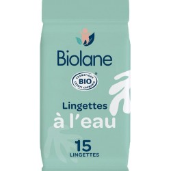 BIOLANE LINGETTE POCKET BIOX15 paquet 15 lingettes