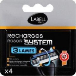 LABELL RECHARG 3 LAMES X 4