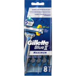 GILLETTE GILL RAS JET BLUE2 MAX X8 sachet 8 rasoirs