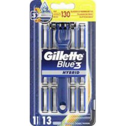 GILLETTE GILL RAS JET BLUE3 HYBRID X12 manche + 13 lames