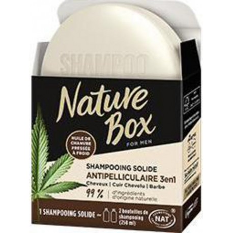 NATURE BOX NATBOXMEN SHP SOLIDE CHANV.85g