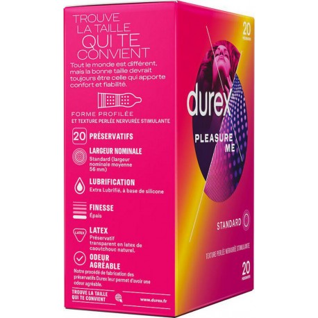 DUREX PLEASURE ME X20 boîte 20