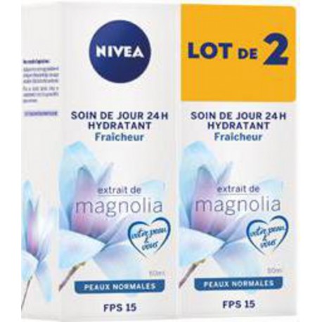 Nivea Soin jour hydratant Peau normale et mixte 2x50ml x2 tubes 50ml