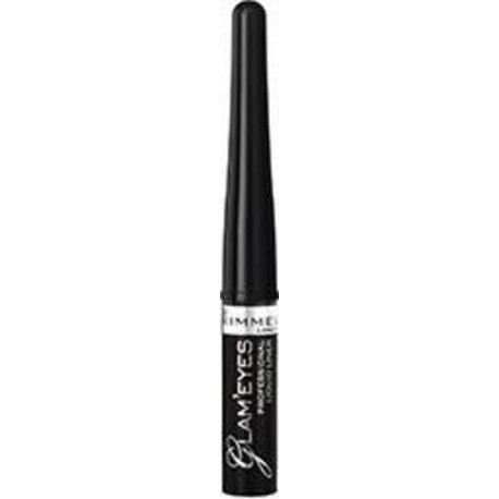 Rimmel Eyeliner Glam'eyes Liquide 001 Black Glamour 3,5ml