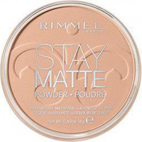 Rimmel Poudre matifiante Stay Matte 005 Silky Beige 14g