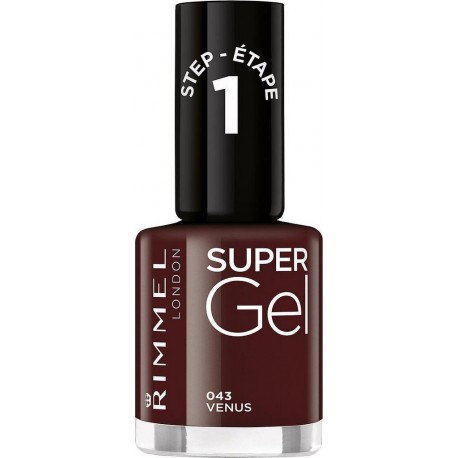 Rimmel Vernis à ongles Gel 043 Venus 12ml x1 flacon 12ml