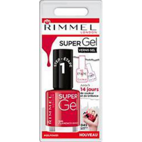 Rimmel Vernis à ongles Supergel Flamenco Beach 12ml-x1 vernis 12ml