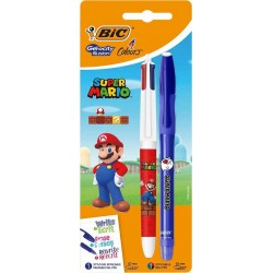 BIC Super Mario™ 4 Couleurs et Gel-ocity Illusion